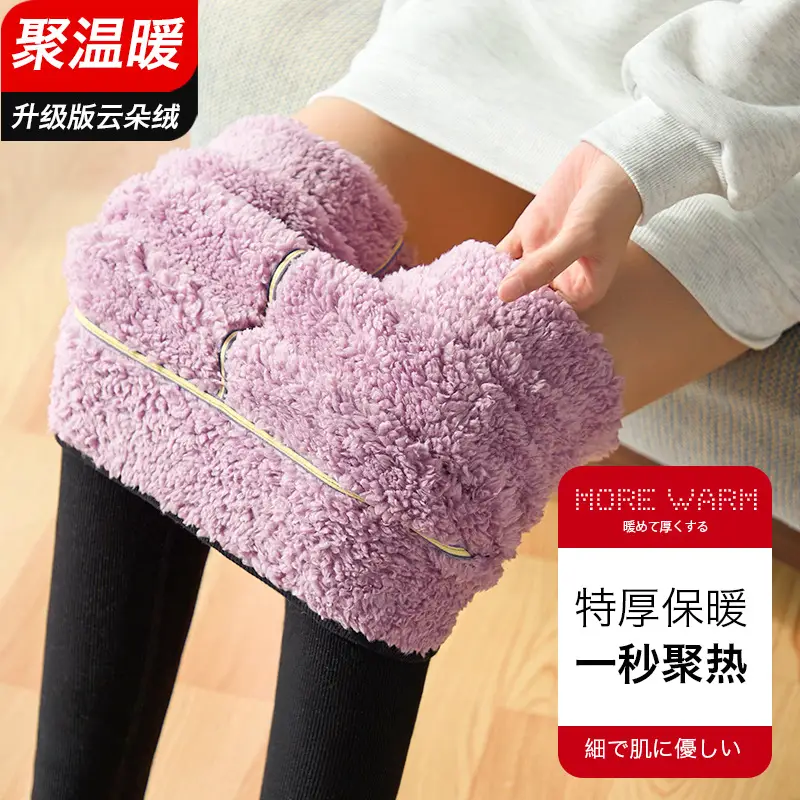 Fleece Lined Warm Leggings for Women Large - Image 9