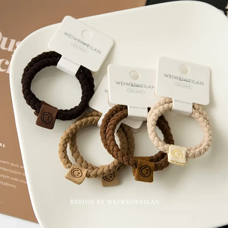 Smiley Braided Headbands with Wooden Accents - Image 9