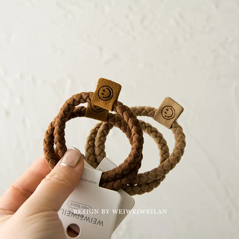 Smiley Braided Headbands with Wooden Accents - Image 10