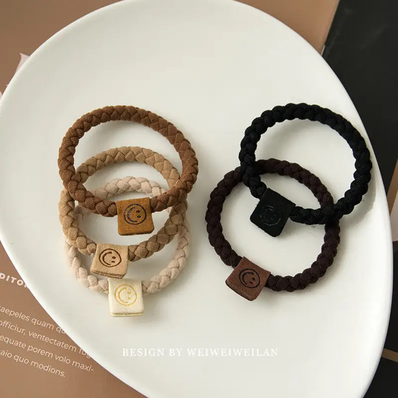 Smiley Braided Headbands with Wooden Accents — feature 4
