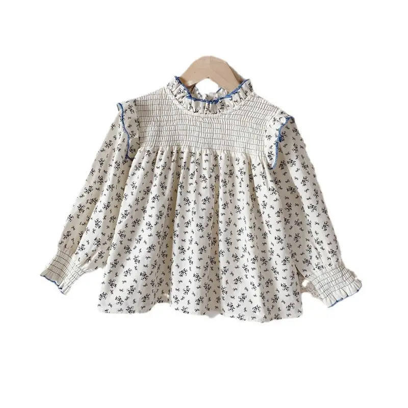 Girls Floral Long Sleeve Doll Top K-Style 2024 - Image 5