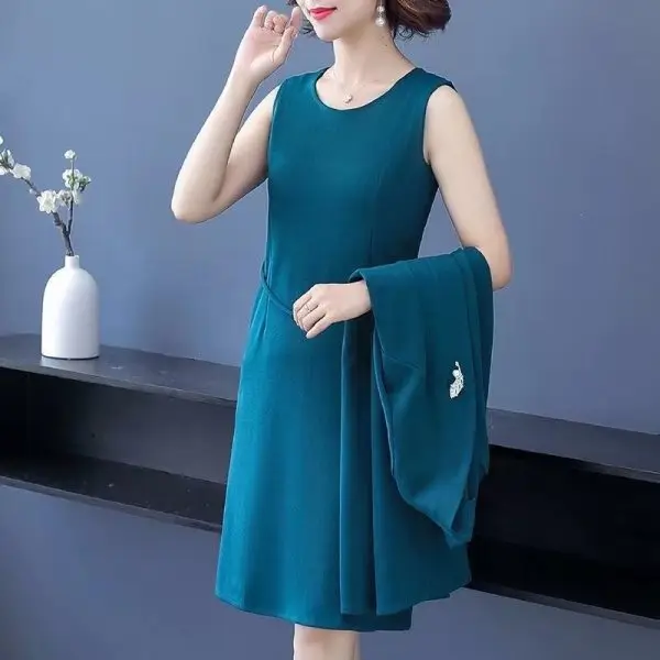 Women Tracer Coat Suit Red 40yo Elegant New Style - Image 16