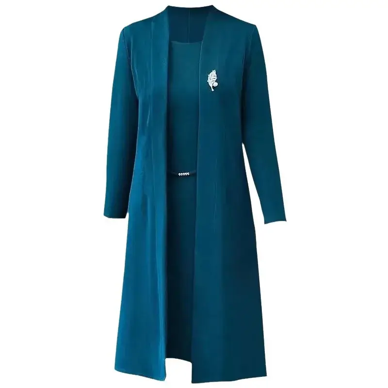 Women Tracer Coat Suit Red 40yo Elegant New Style - Image 17