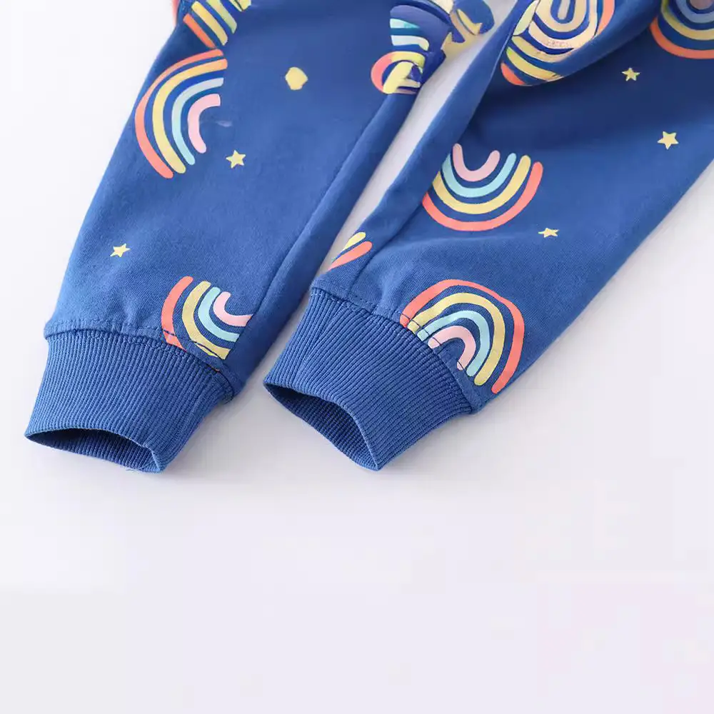 Kids Cotton Rainbow Pants Boys Autumn Winter