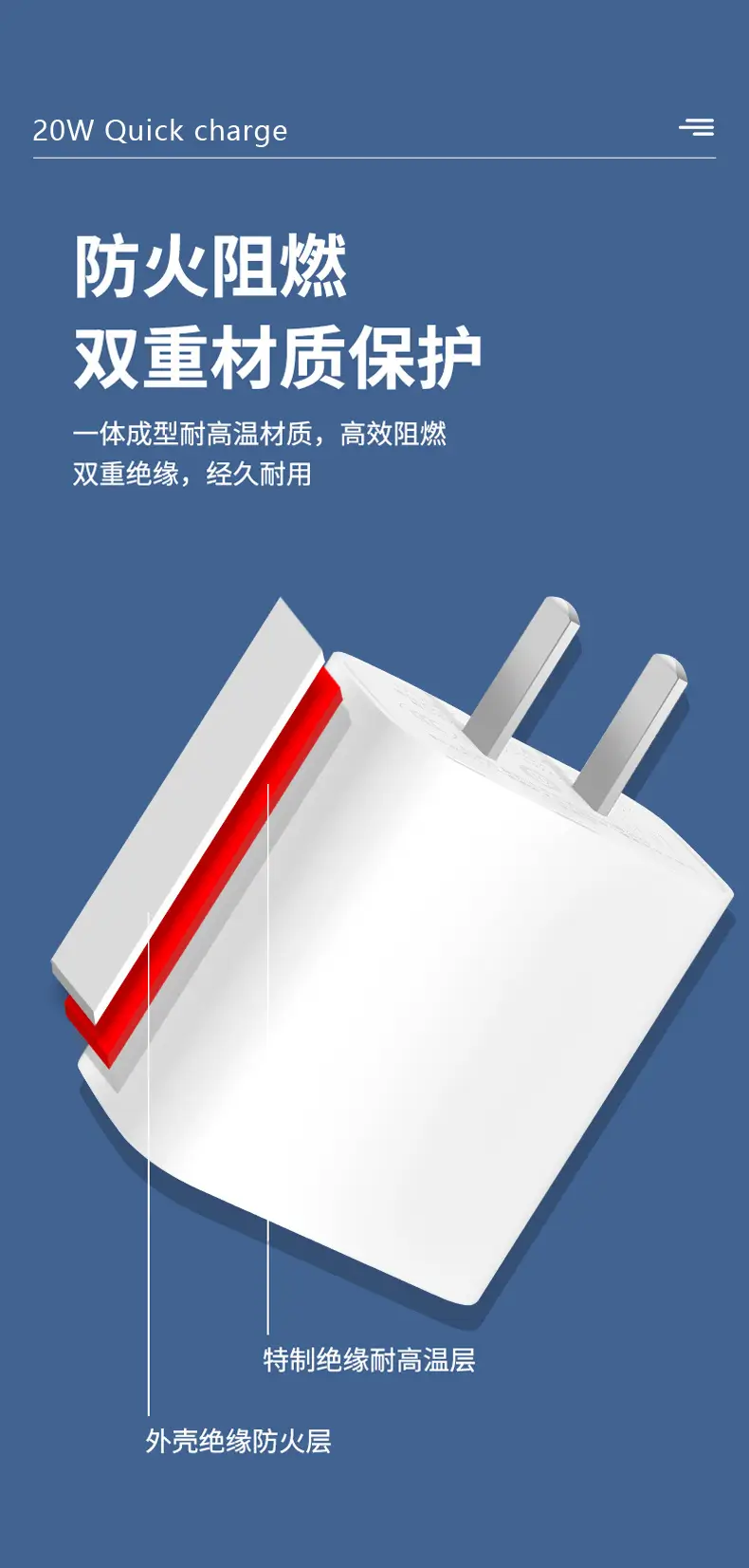 20W Chinese Mobile Charger for Apple iPhone 14 Series — feature 10