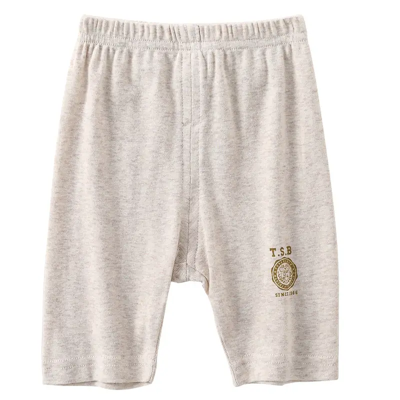 2-Piece Boys Summer Cotton Shorts Set Gray & White - Image 6