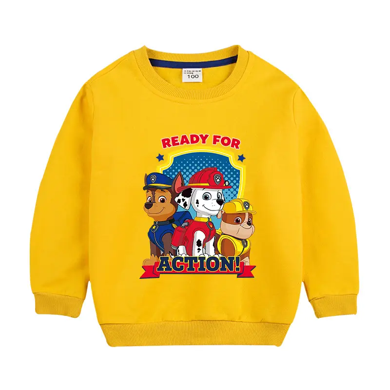 Wangwang Paw Patrol Green Cotton Pullover for Kids - Image 16