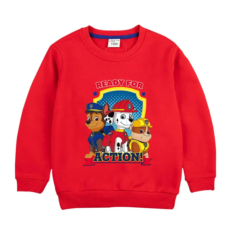 Wangwang Paw Patrol Green Cotton Pullover for Kids - Image 6