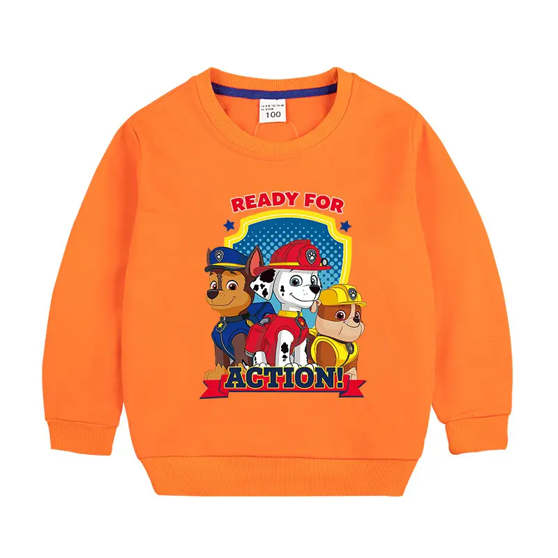Wangwang Paw Patrol Green Cotton Pullover for Kids - Image 9