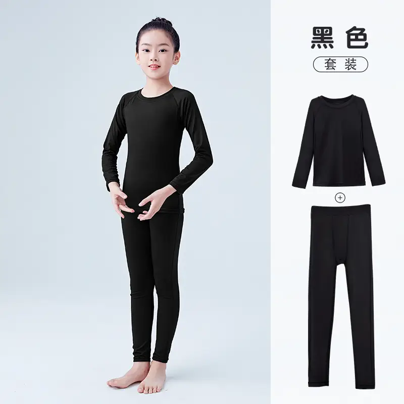 Girls Fleshy Base Dance Shirt Sports Training Top - Image 2