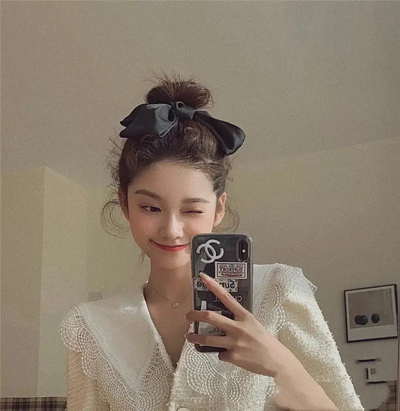 Big Bow Hairpin with Sweet Cyber Clip
