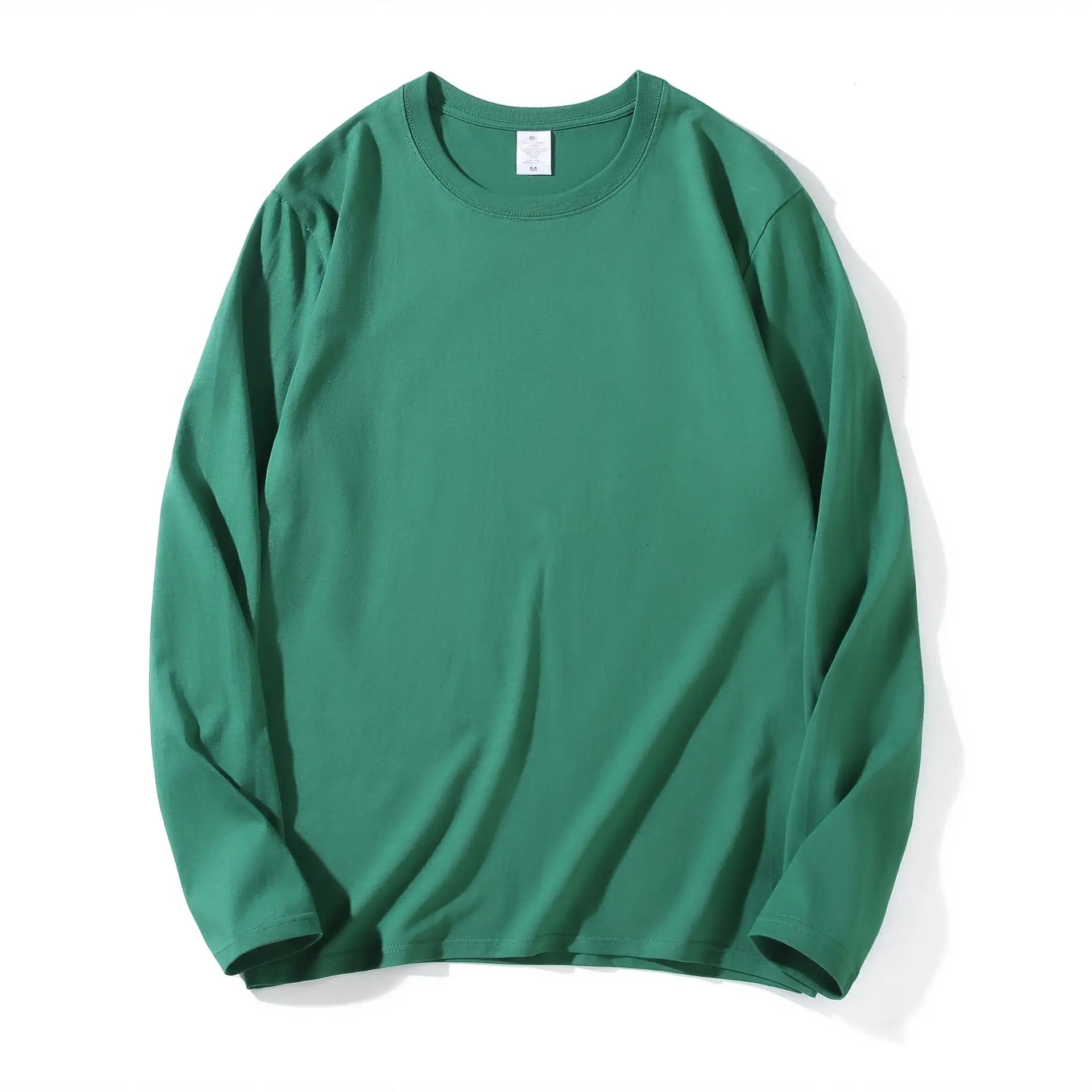 Men's 210g Cotton Crewneck T-Shirt Solid Blue - Image 13