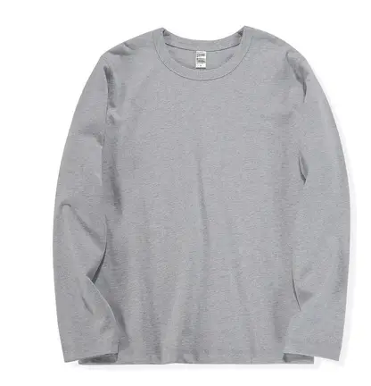 Men's 210g Cotton Crewneck T-Shirt Solid Blue - Image 3