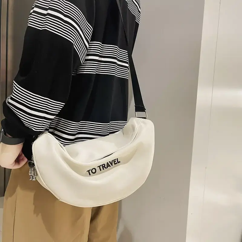 Ins Workwear Shoulder Bag Large Capacity College Style Backpack Men's Trendy Brand Japanese Style Sports Bag Women's Crossbody Bag Casual - Image 5