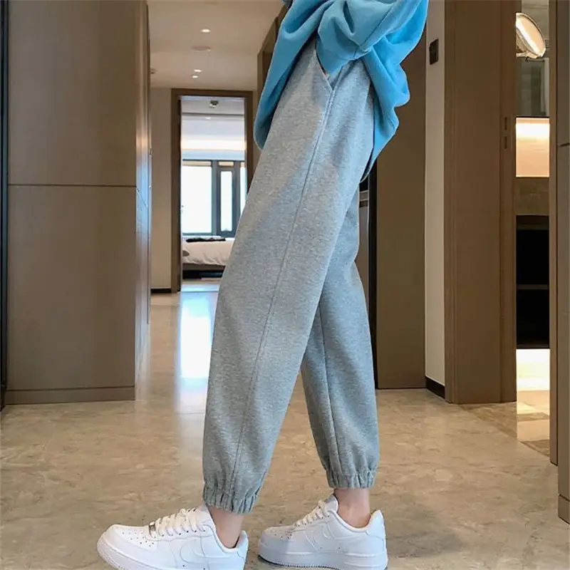Fleece Lined Women's Sweatpants 2025 Winter New Ins - Image 2
