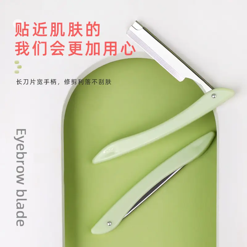 Professional Eyebrow Trimming Knife with Blade & Holder - Image 4