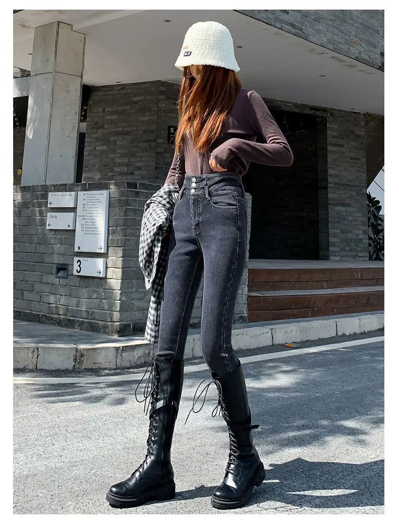 Women Stretch Tight Leggings Slim Fit Pencil Pants Winter 2021 — feature 11