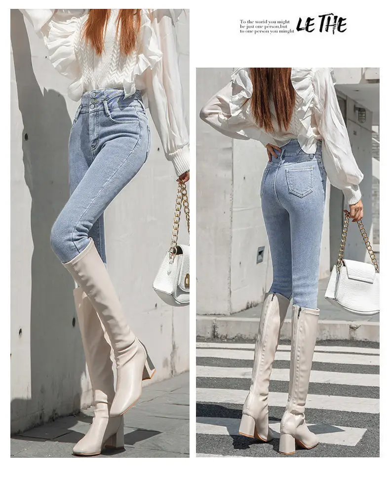 Women Stretch Tight Leggings Slim Fit Pencil Pants Winter 2021 — feature 18