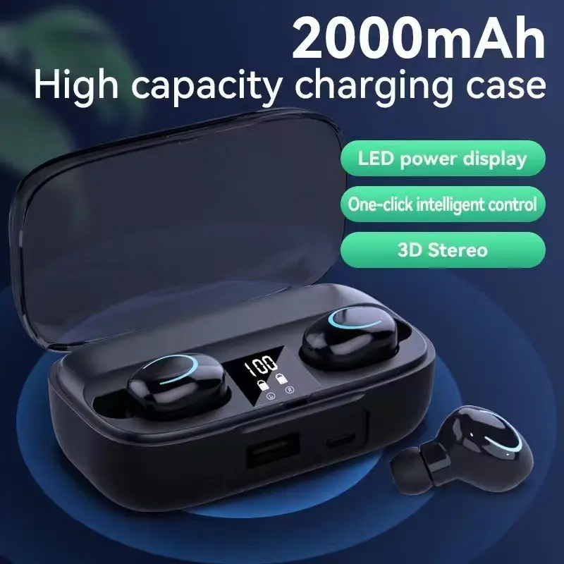 X10 Bluetooth Headset with Digital Display & Power Bank