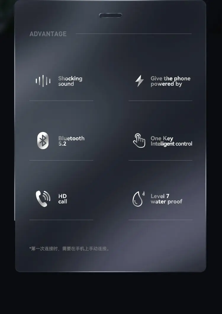 X10 Bluetooth Headset with Digital Display & Power Bank — feature 1