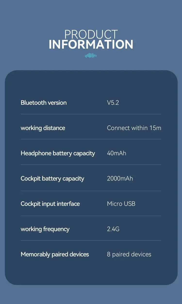 X10 Bluetooth Headset with Digital Display & Power Bank — feature 8