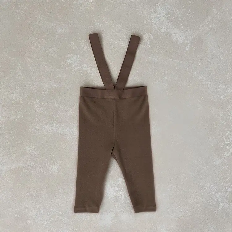 Korean Children's Cotton Pit Strip Elastic Suspenders Trousers - Image 2