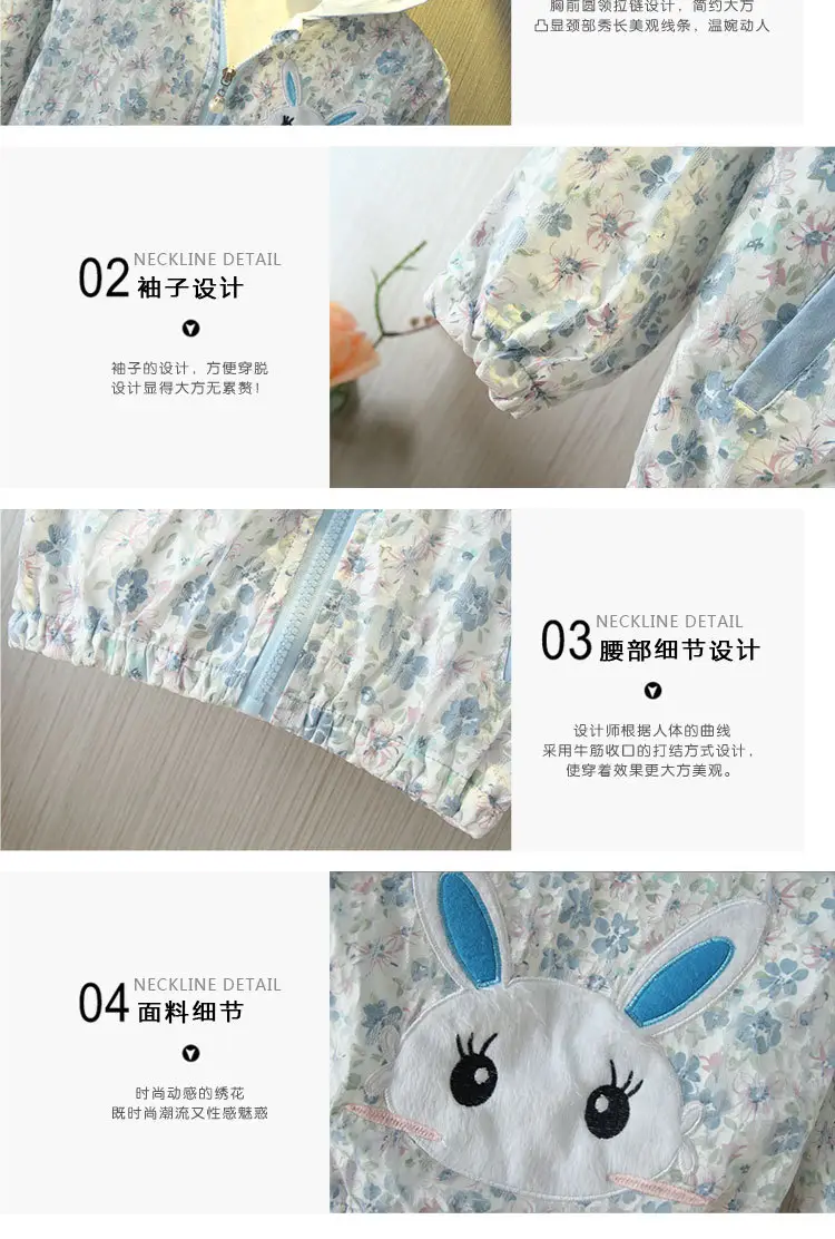 Girls Floral Hooded Coat Spring Autumn Baby Girls — feature 10