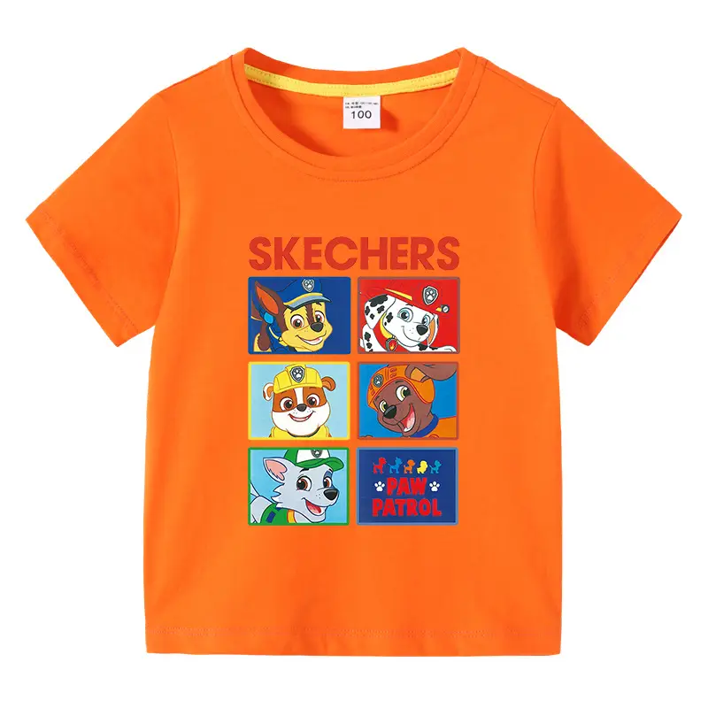 Kids Skechers Cartoon T-Shirt Grey Short Sleeve - Image 14