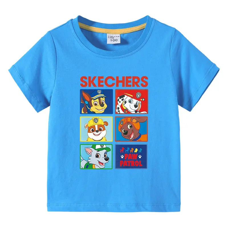 Kids Skechers Cartoon T-Shirt Grey Short Sleeve - Image 15