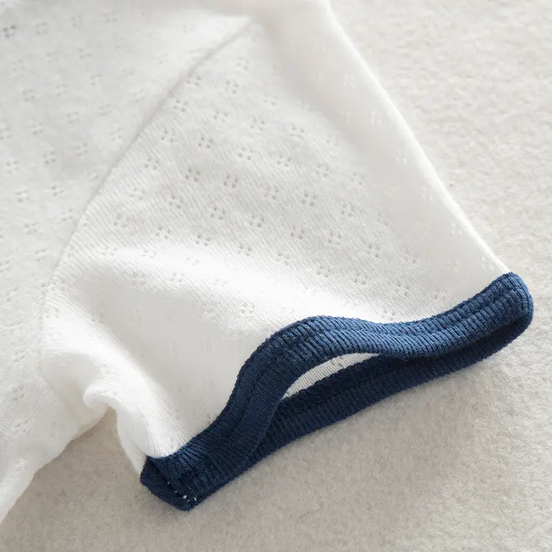 Japanese Navy Blue Cotton T-Shirt Set for Boys - Image 3