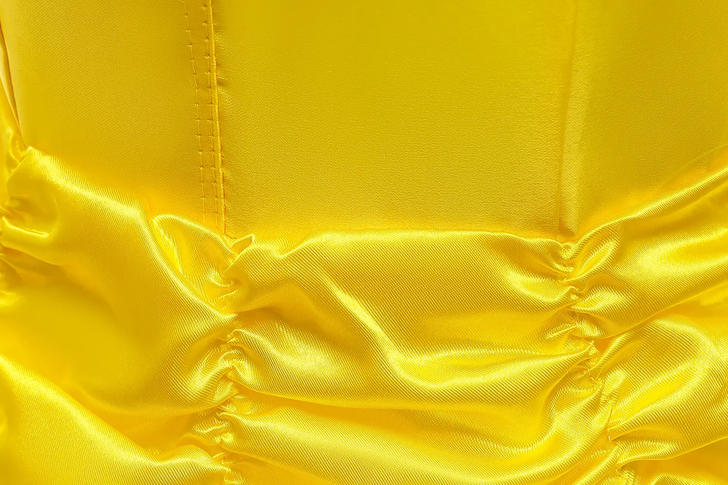 Girls Birthday Dress Yellow Ruffled Skirted Party Gown — feature 13