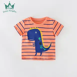 Summer Boys Rocket Print T-Shirt Light Blue — feature 15