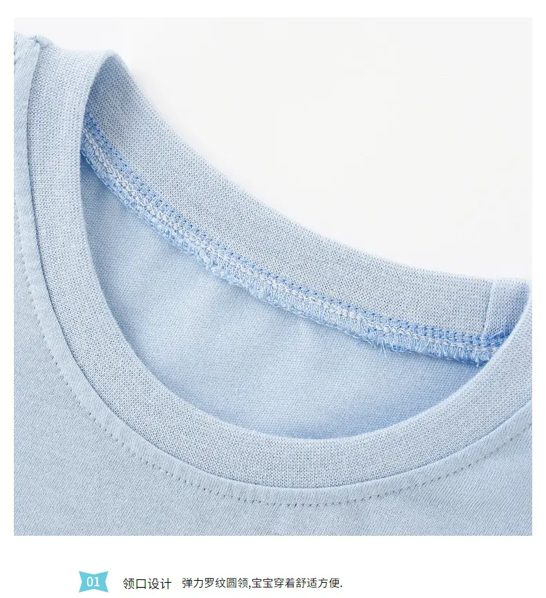 Summer Boys Rocket Print T-Shirt Light Blue — feature 22