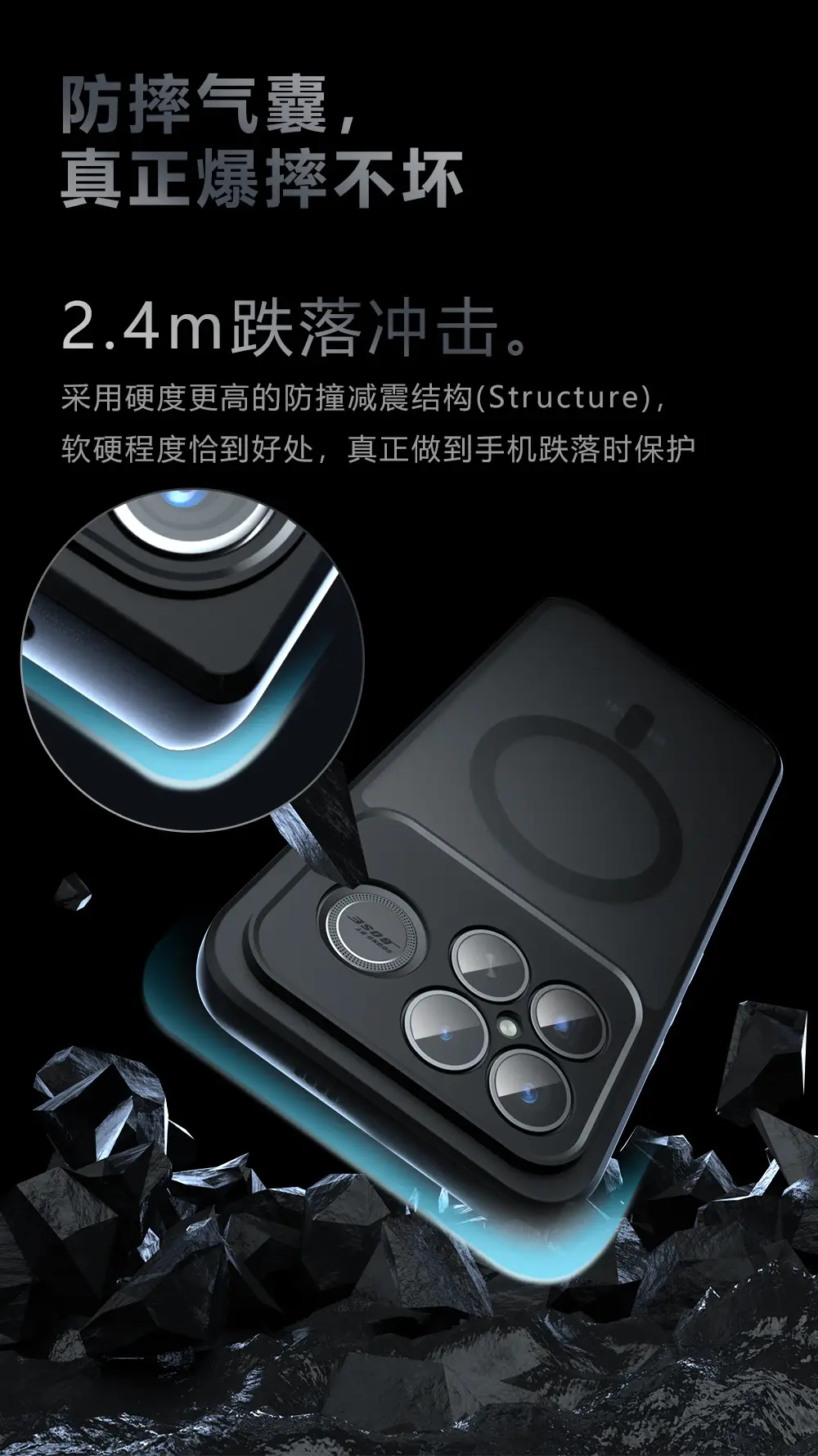 Anti-Fall Magnetic Phone Case for Xiaomi Poco F8 Ultra — feature 6