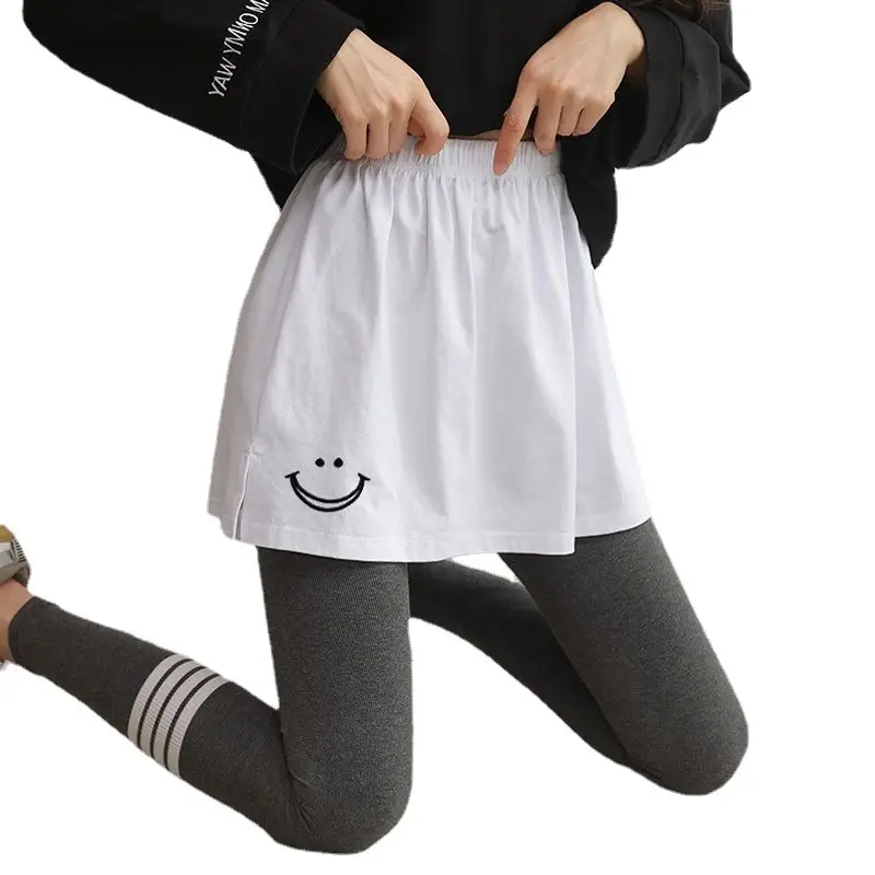 Women's Pink Smiley Cotton Sweater Set Large