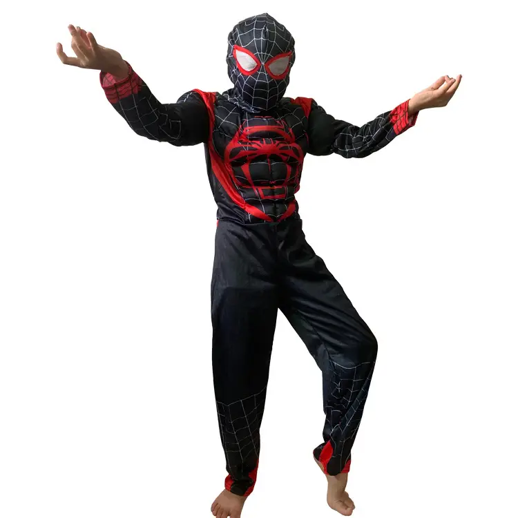 Halloween Costume Child Avengers Captain America Iron Man Superman Spiderman Optimus Prime Muscle Suit