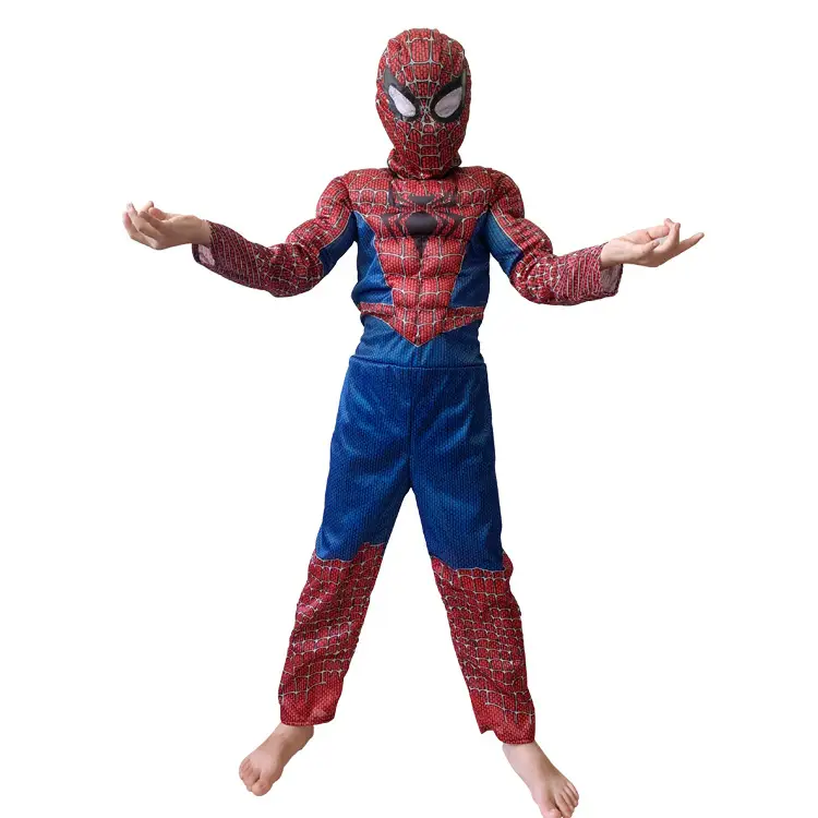 Halloween Costume Child Avengers Captain America Iron Man Superman Spiderman Optimus Prime Muscle Suit