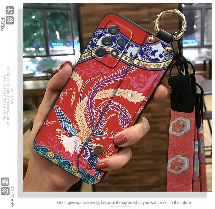 Chinese Style Protective Mobile Phone Case with Wrist Strap — feature 11
