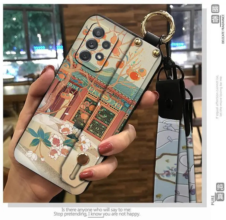 Chinese Style Protective Mobile Phone Case with Wrist Strap — feature 18