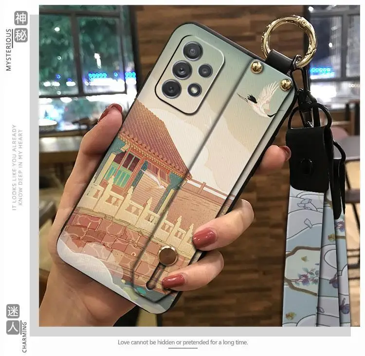 Chinese Style Protective Mobile Phone Case with Wrist Strap — feature 19