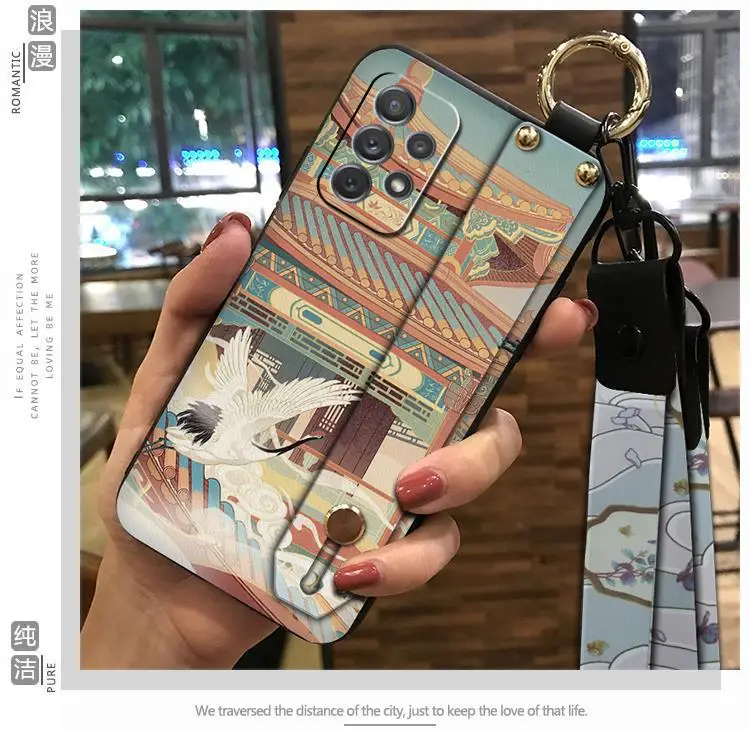 Chinese Style Protective Mobile Phone Case with Wrist Strap — feature 21