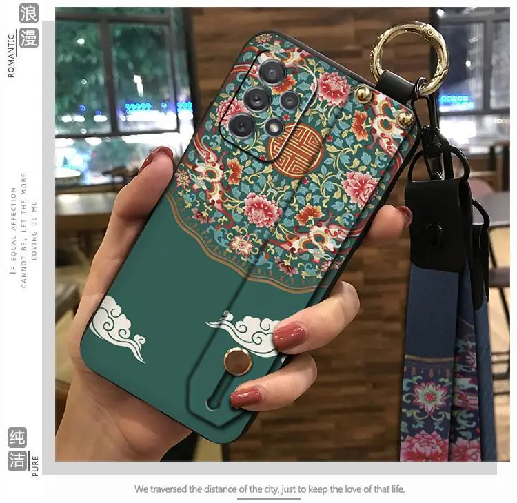 Chinese Style Protective Mobile Phone Case with Wrist Strap — feature 7