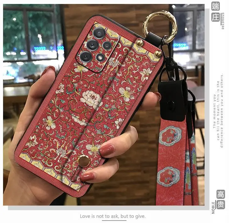 Chinese Style Protective Mobile Phone Case with Wrist Strap — feature 8