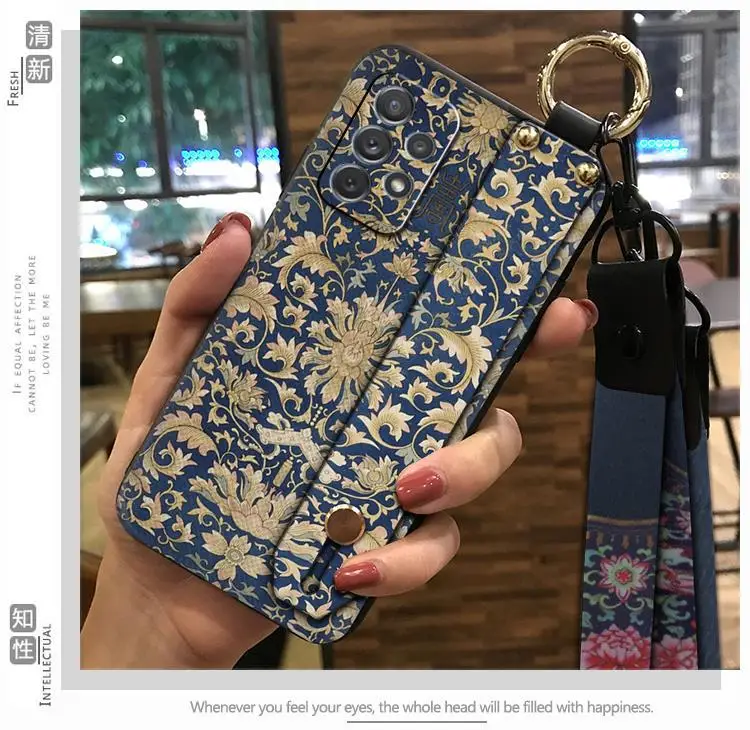 Chinese Style Protective Mobile Phone Case with Wrist Strap — feature 9
