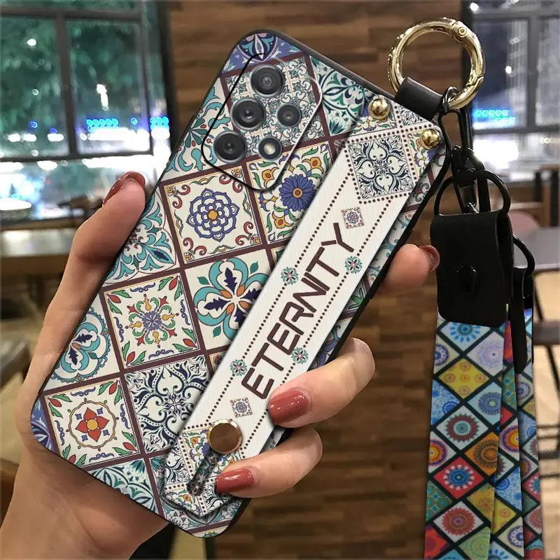 Chinese Style Protective Mobile Phone Case with Wrist Strap