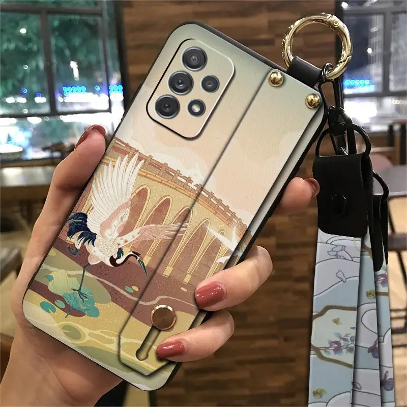 Chinese Style Protective Mobile Phone Case with Wrist Strap