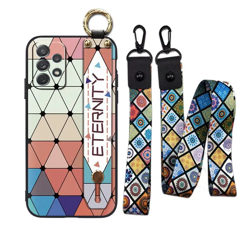 Chinese Style Protective Mobile Phone Case with Wrist Strap