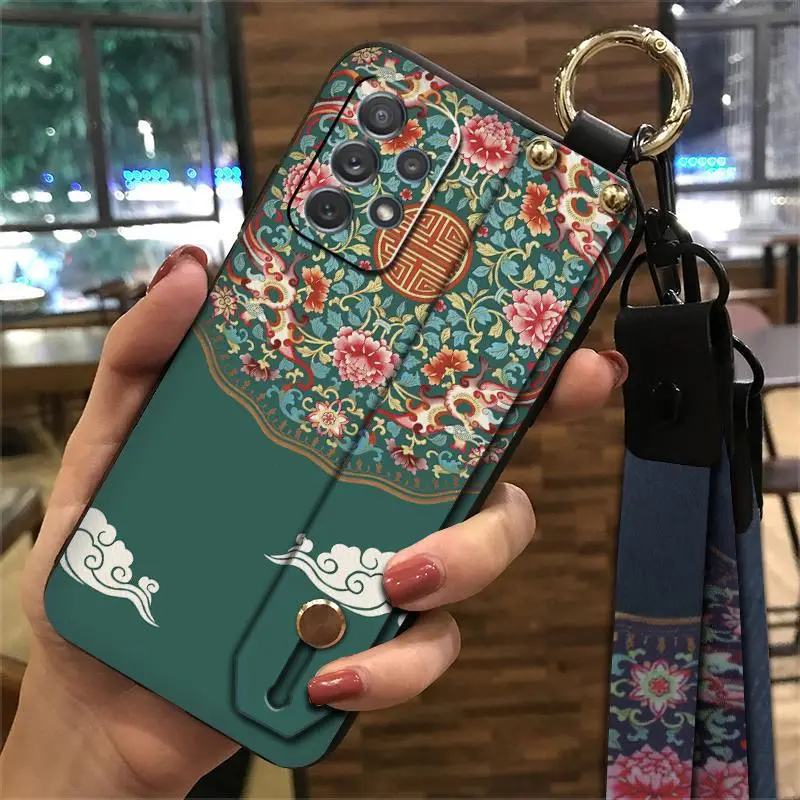 Chinese Style Protective Mobile Phone Case with Wrist Strap
