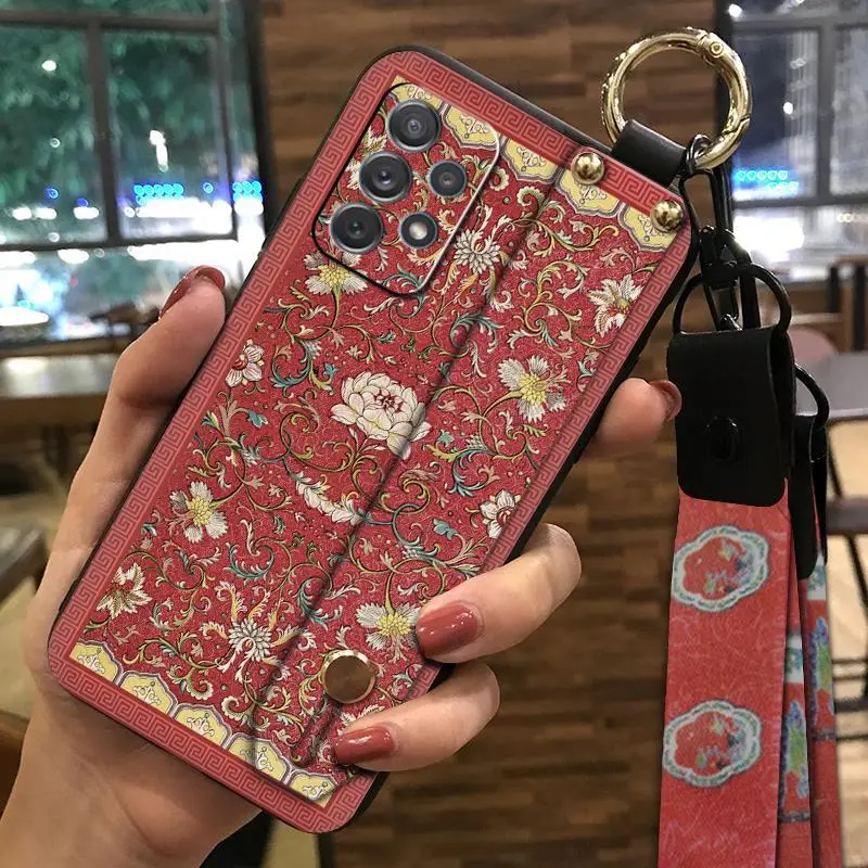 Chinese Style Protective Mobile Phone Case with Wrist Strap