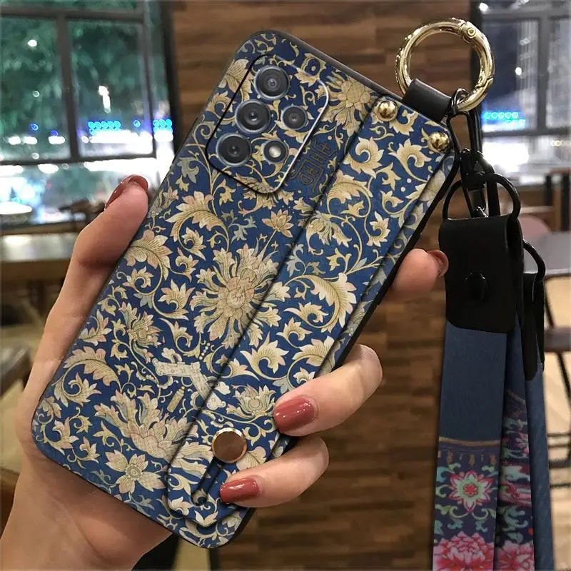 Chinese Style Protective Mobile Phone Case with Wrist Strap